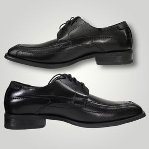 Alfani men's black leather shoes size 10m